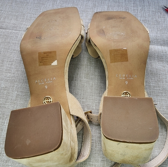 NWOT Cecelia New York Heather Ankle Strap Sandal - Size 9 - Picture 6 of 11